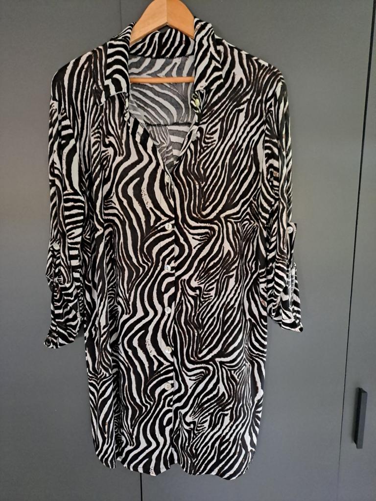 Magna blouse 44/46, Ophalen of Verzenden, Blouse of Tuniek, Zwart, Magna