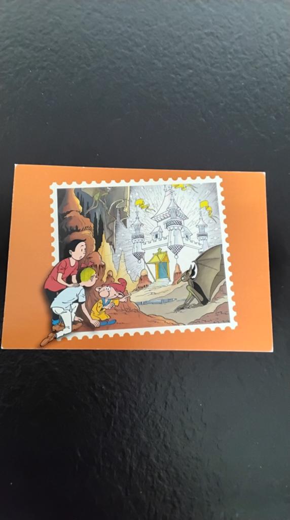 SUSKE EN WISKE Kinderpostzegelactie '97 Ansichtkaart, Ophalen of Verzenden, Zo goed als nieuw, Plaatje, Poster of Sticker