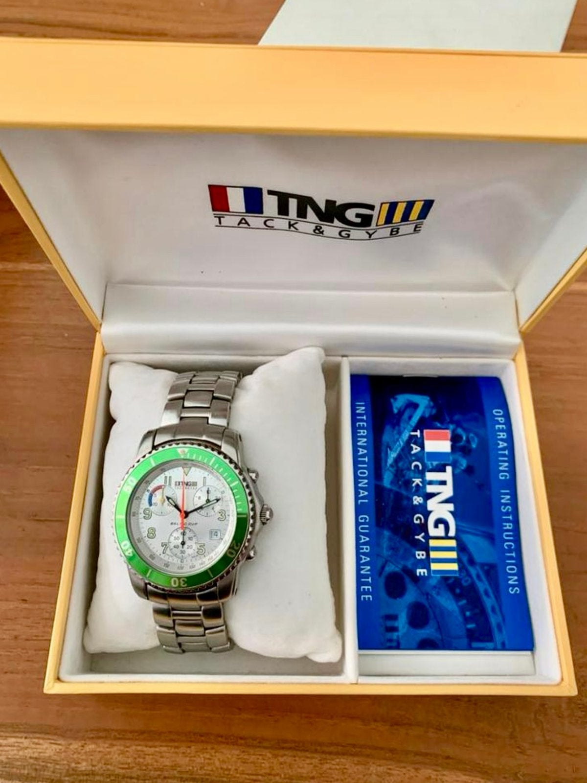 Tack & Gybe Baltic Cup Chrono ltd, Overige merken, Staal, Staal, Polshorloge