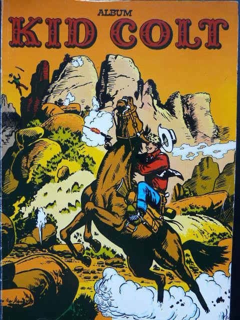 Kid Colt # Niemand ontkomt aan Ringo Barker, Boeken, Eén stripboek, Ophalen of Verzenden, Gelezen