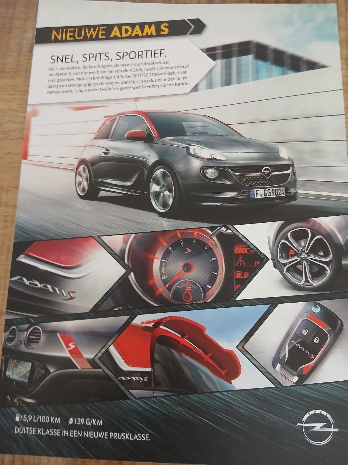 Opel Adam s, Ophalen of Verzenden, Zo goed als nieuw, Opel