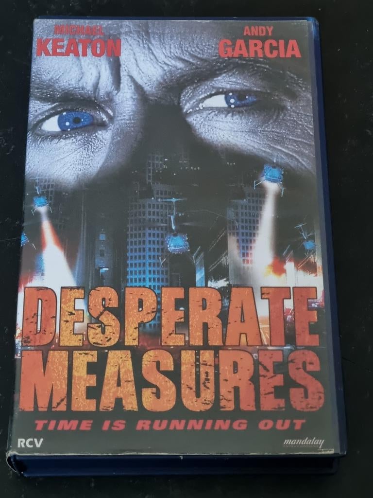Desperate Measures VHS - Actie/Thriller met Michael Keaton, Vanaf 16 jaar, Ophalen of Verzenden, Gebruikt, Thrillers en Misdaad