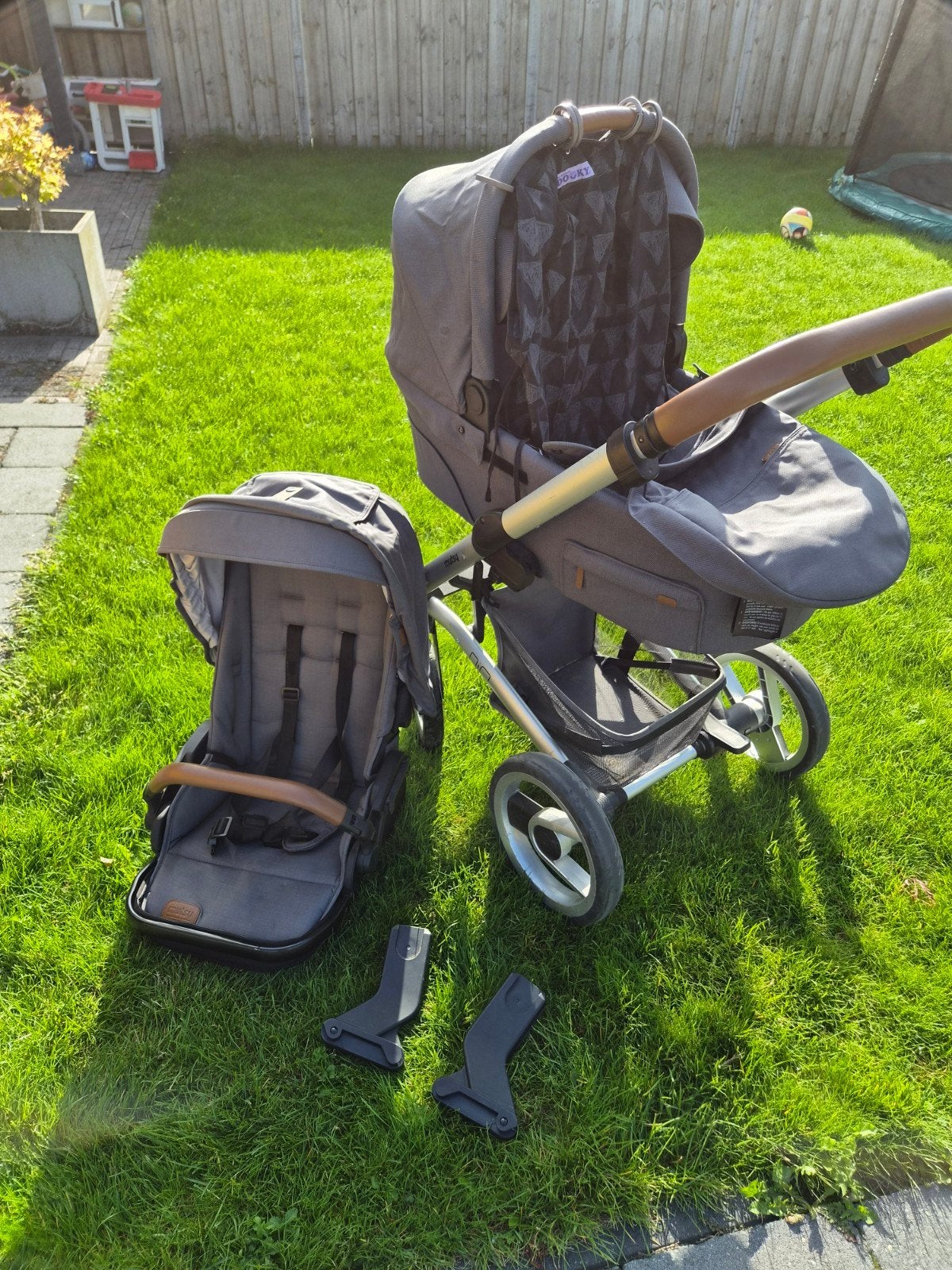 Mutsy Nio kinderwagen 3 in 1, Ophalen, Gebruikt, Mutsy