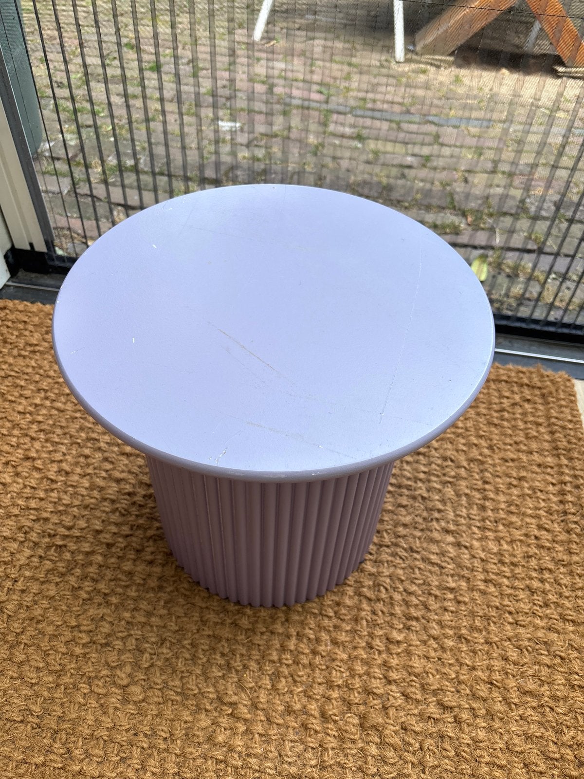 Xenos bijzettafeltje Lola rond - klaar voor een nieuw leven, Ophalen, Overige materialen, Minder dan 55 cm, Gebruikt