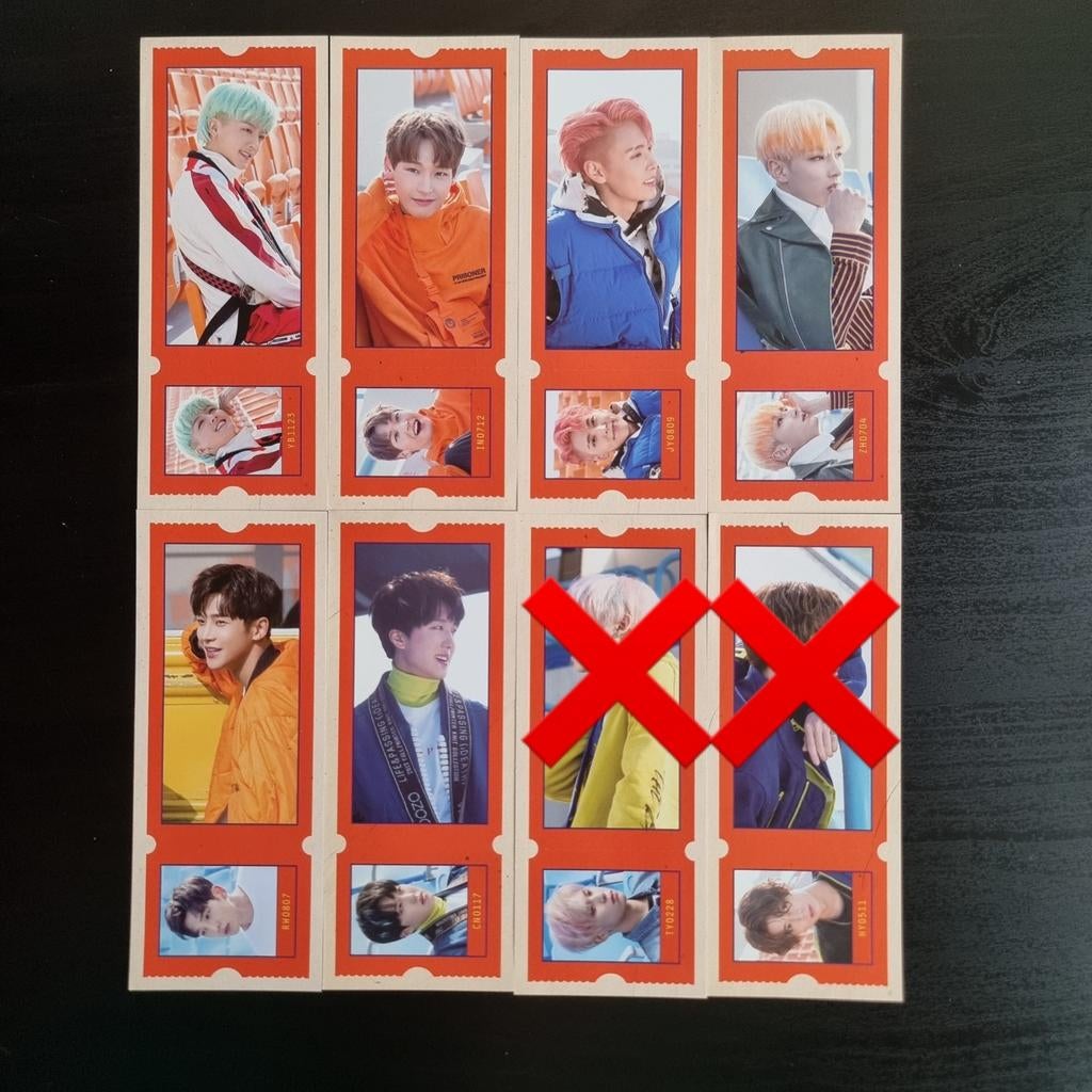 Kpop SF9 Mamma Mia! Ticket Photocards €3,- p.st., Verzamelen, Ophalen of Verzenden, Zo goed als nieuw, Foto of Kaart