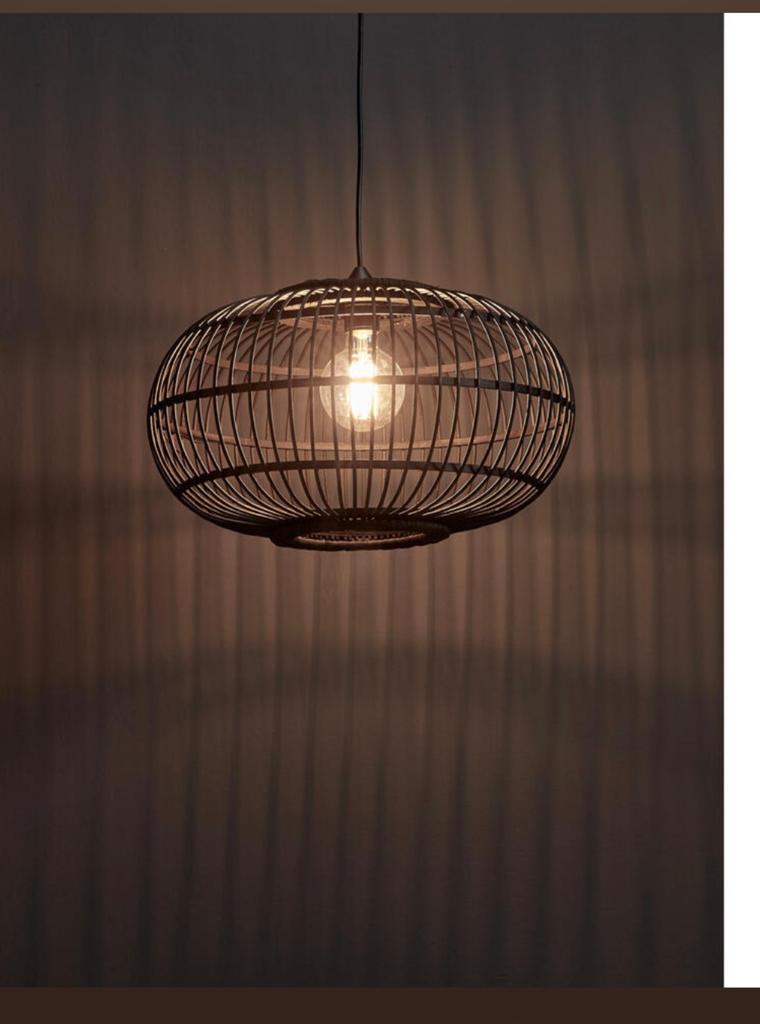Hanglamp van kwantum, Ophalen, Zo goed als nieuw, Hout, 50 tot 75 cm