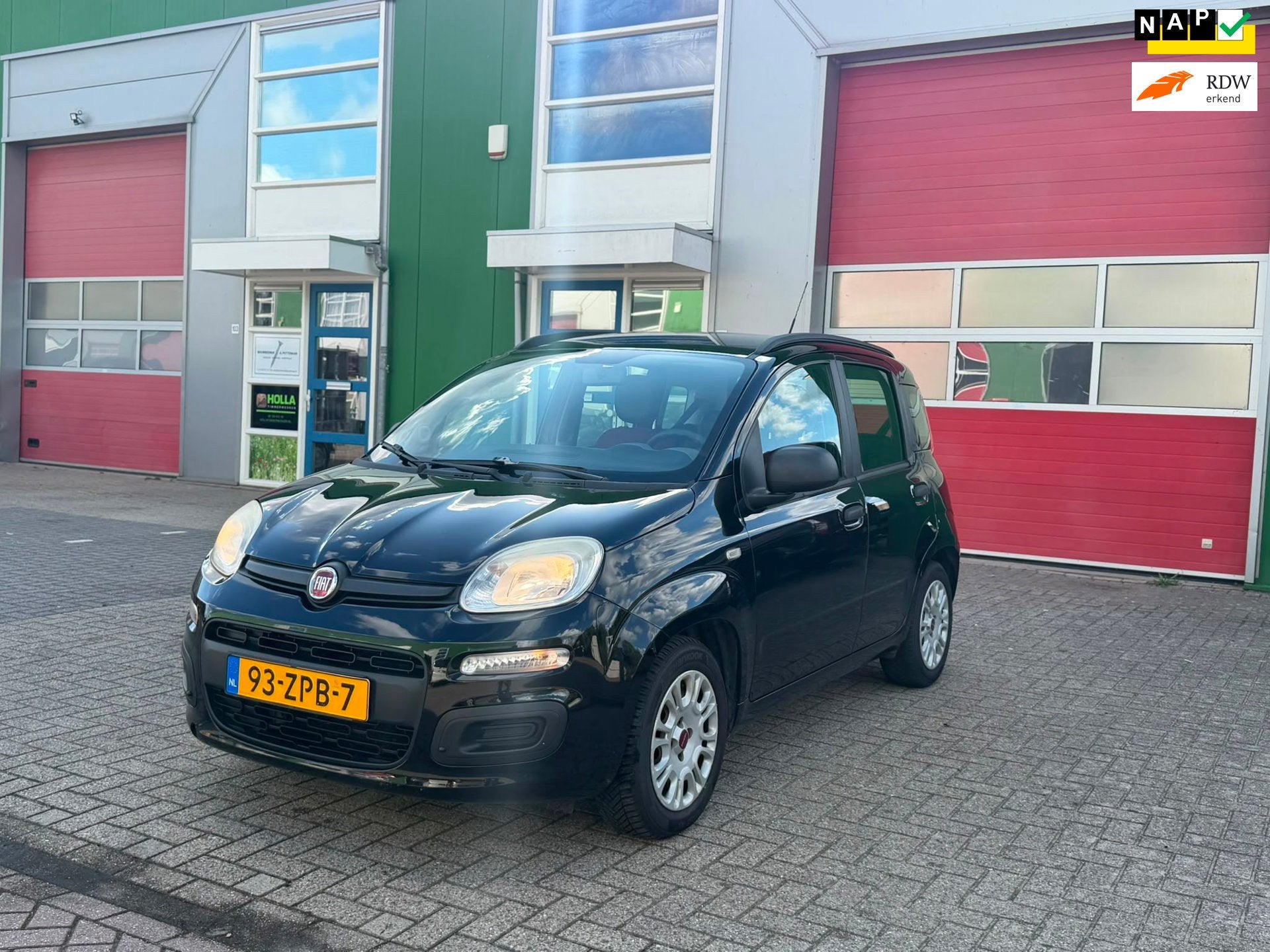 Fiat Panda 0.9 TwinAir Easy Airco, Auto's, Fiat, Euro 5, Stof, Panda, Zwart