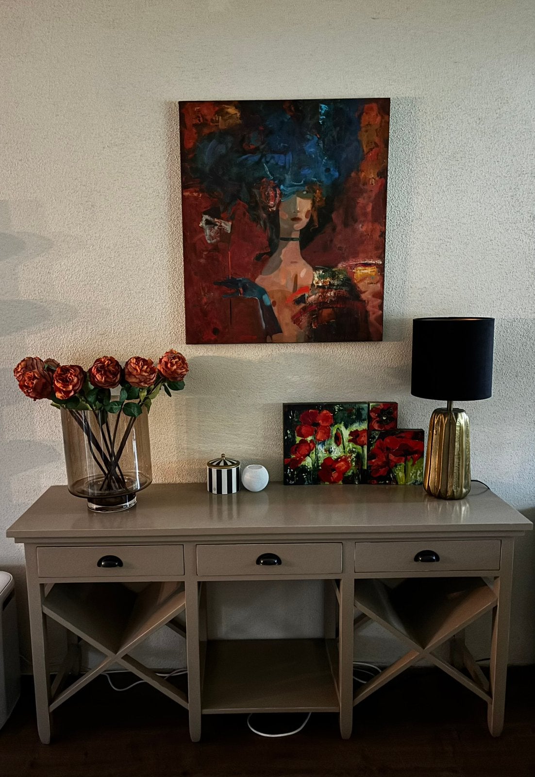 Sidetable, Ophalen, Zo goed als nieuw, 25 tot 50 cm, Rechthoekig