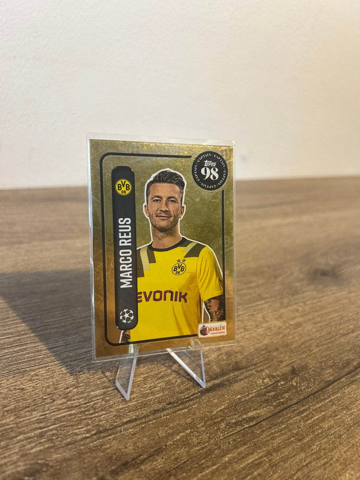 Marco Reus 2022-23 Topps Merlin’s Heritage 98 Captain #140, Ophalen of Verzenden, Zo goed als nieuw, Buitenlandse clubs, Spelerskaart