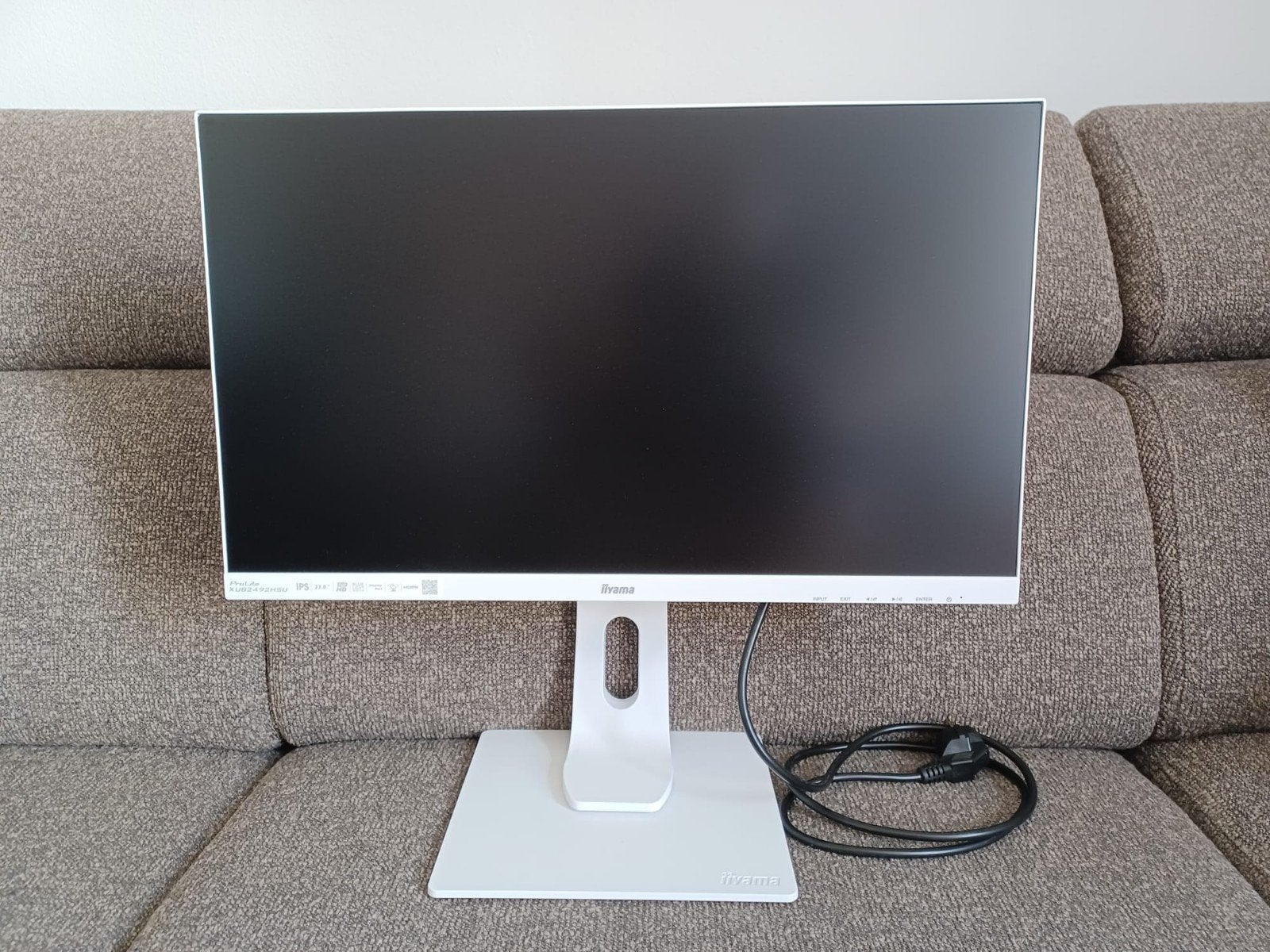 iiyama 24" IPS monitor wit, Computers en Software, Monitoren, Ophalen, IPS, Full HD, Zo goed als nieuw
