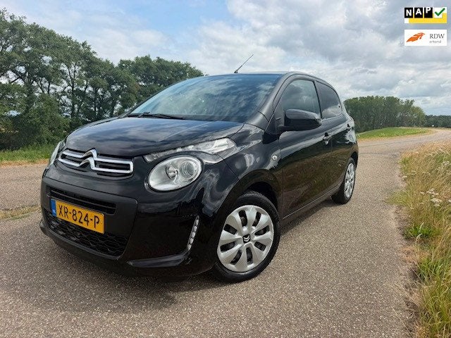 Citroen C1 1.0 VTi Feel airco 5 drs 84900 km nap bj 2019 zee, Auto's, Voorwielaandrijving, Gebruikt, Euro 6, 4 stoelen