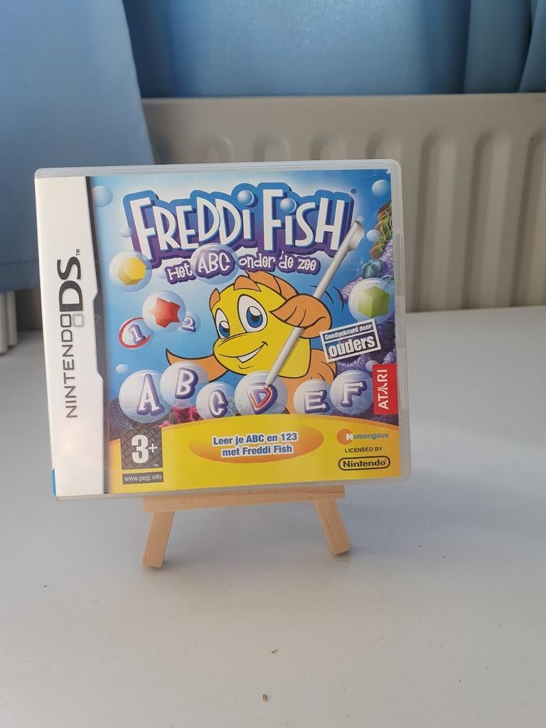 Freddi Fish: Het ABC onder de Zee - Nintendo DS (Gebruikt), Puzzel en Educatief, Gebruikt, Atari, 1 speler