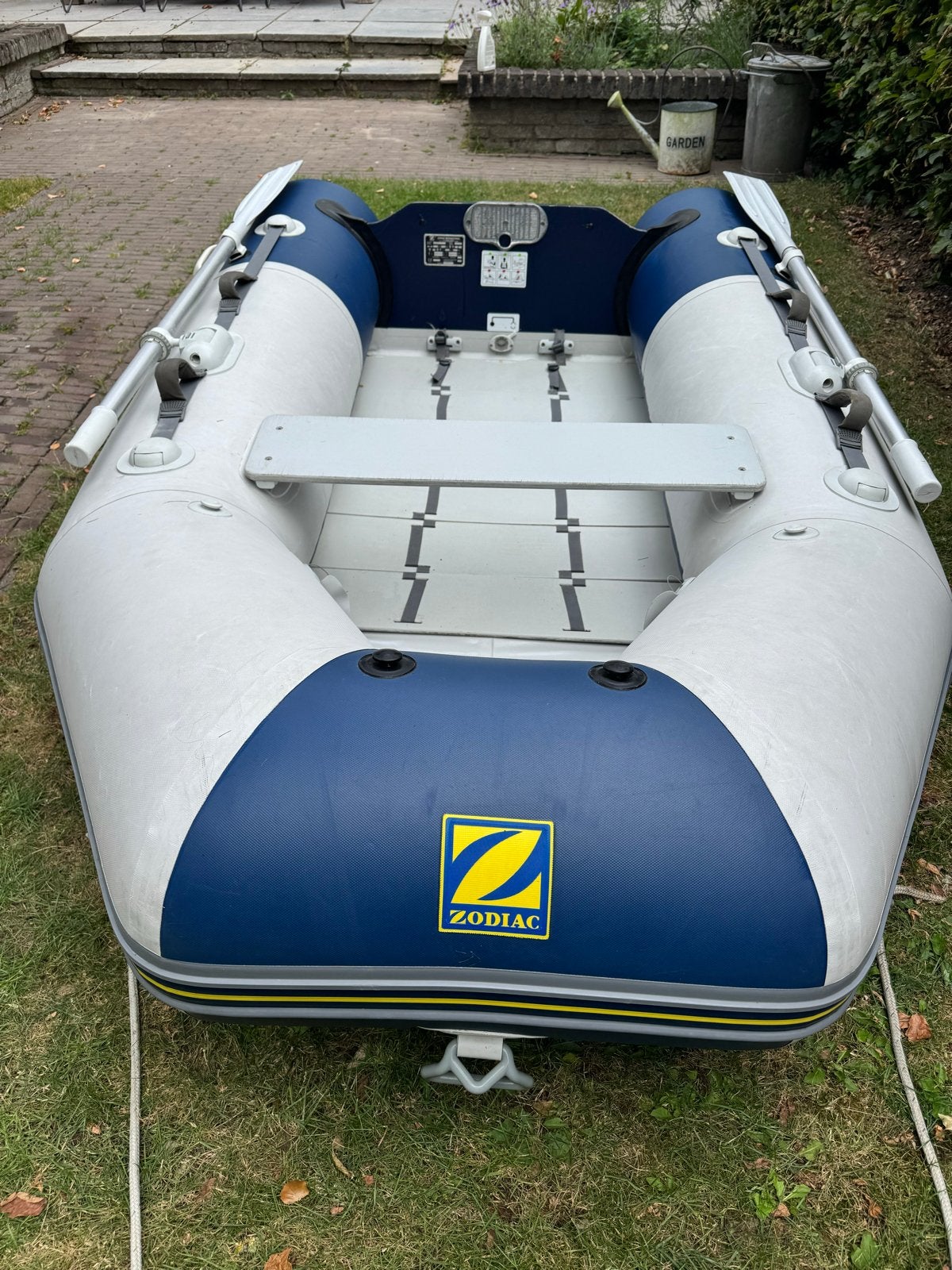 Zodiac rubberboot 2.6 m met houten vlonders en peddels, Ophalen, Gebruikt, Overige brandstoffen, Zodiac