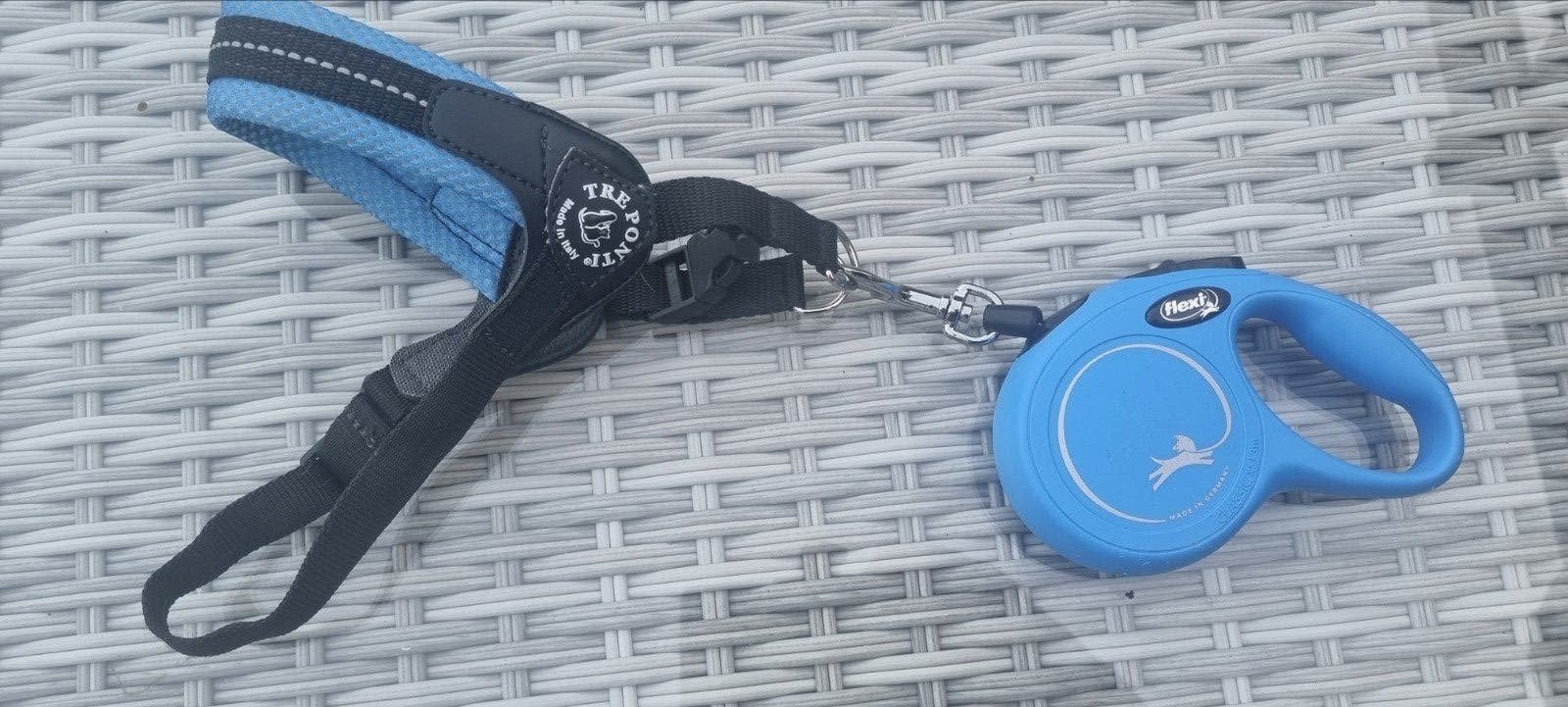 flexi xs 3m riem met tuigje van tre ponti, Ophalen of Verzenden, Zo goed als nieuw