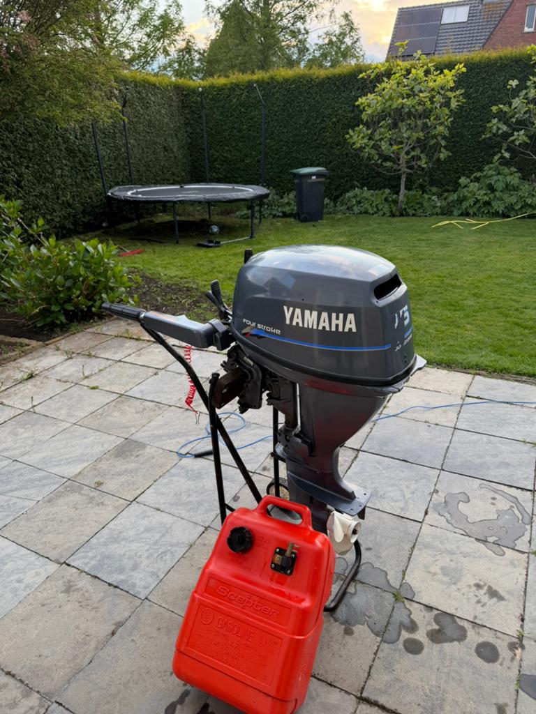 Yamaha buitenboordmotor 15 pk, kortstaart, Watersport en Boten, Buiten- en Binnenboordmotoren, Ophalen, 10 tot 30 pk, Gebruikt