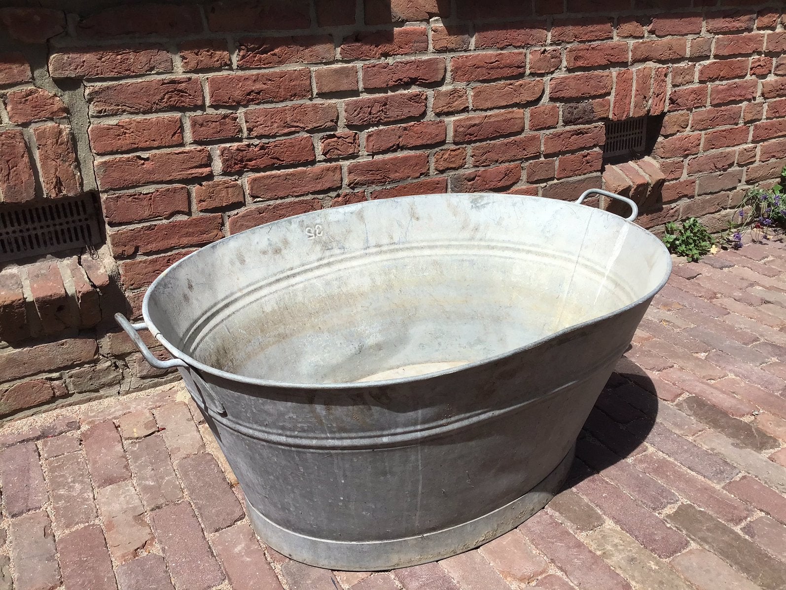 Zinken teil, Ophalen, Gebruikt, Metaal, Tuin