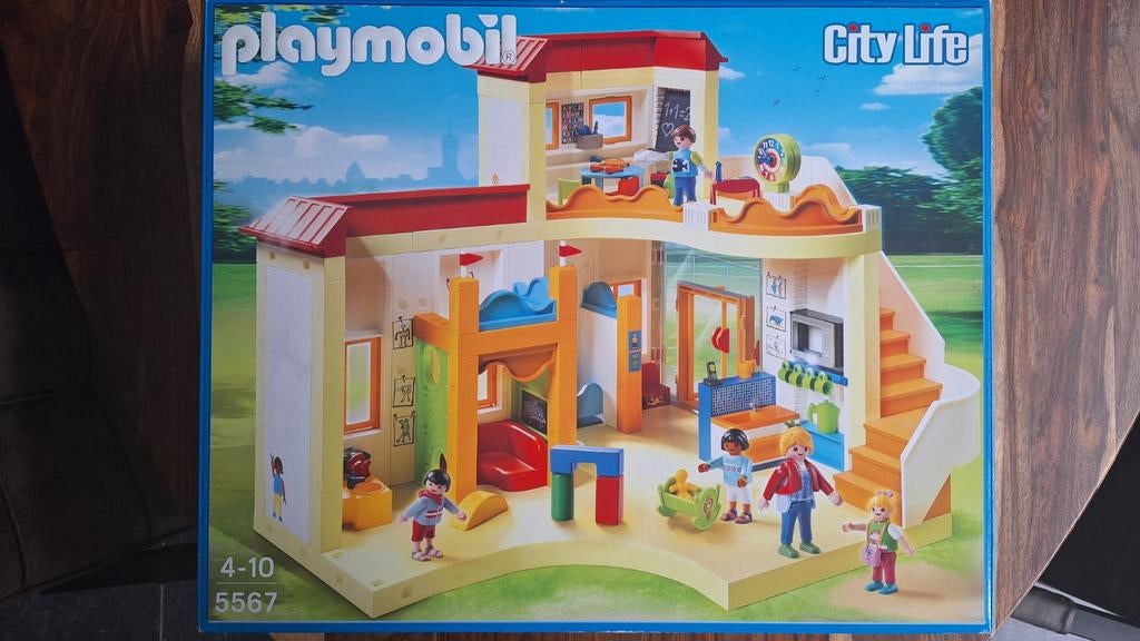 Playmobil 5567 kinderdagverblijf compleet in doos, Kinderen en Baby's, Speelgoed | Playmobil, Ophalen of Verzenden, Zo goed als nieuw
