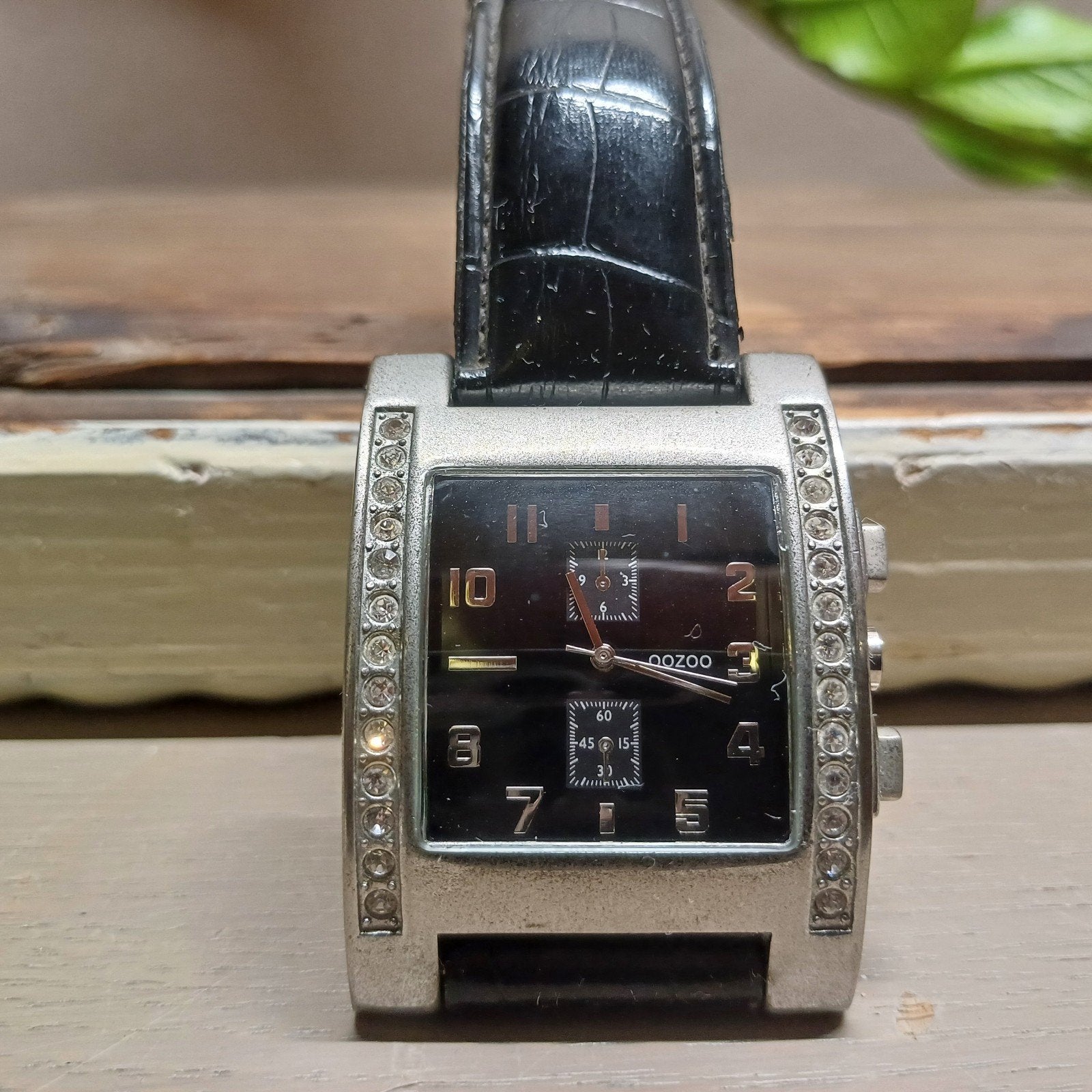 OOZOO HORLOGE  .14, Overige merken, Leer, Staal, Polshorloge