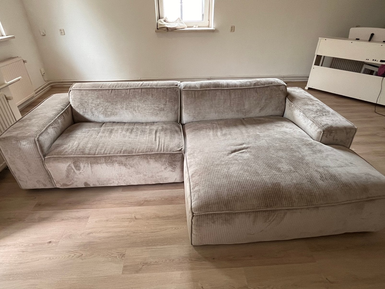 Hoekbank (chunky) Fonq (chaise lounge), Ophalen, Zo goed als nieuw, Stof