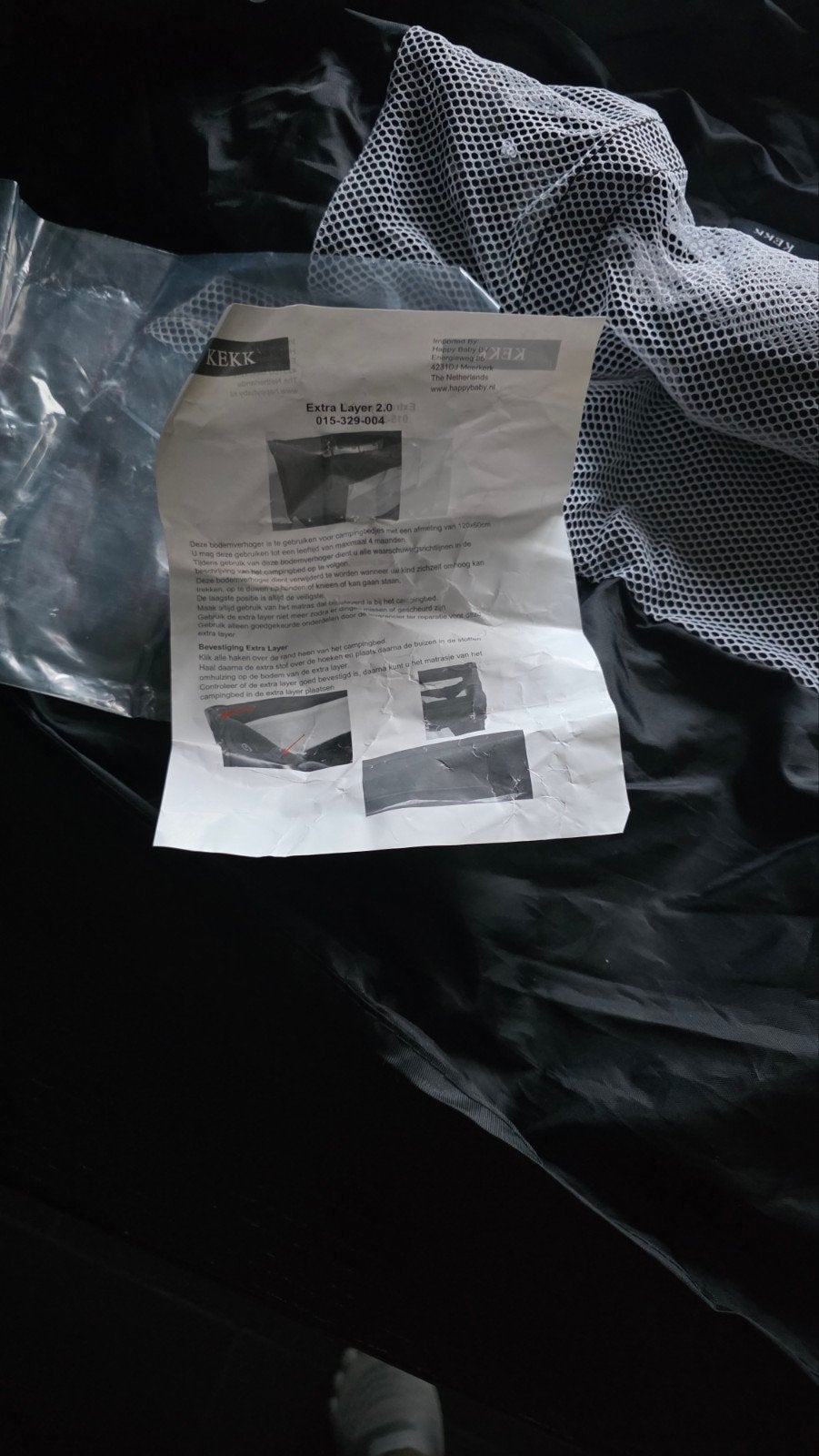 Kekk verhoger voor campingbedje, Kinderen en Baby's, Ophalen of Verzenden, Zo goed als nieuw, Overige typen
