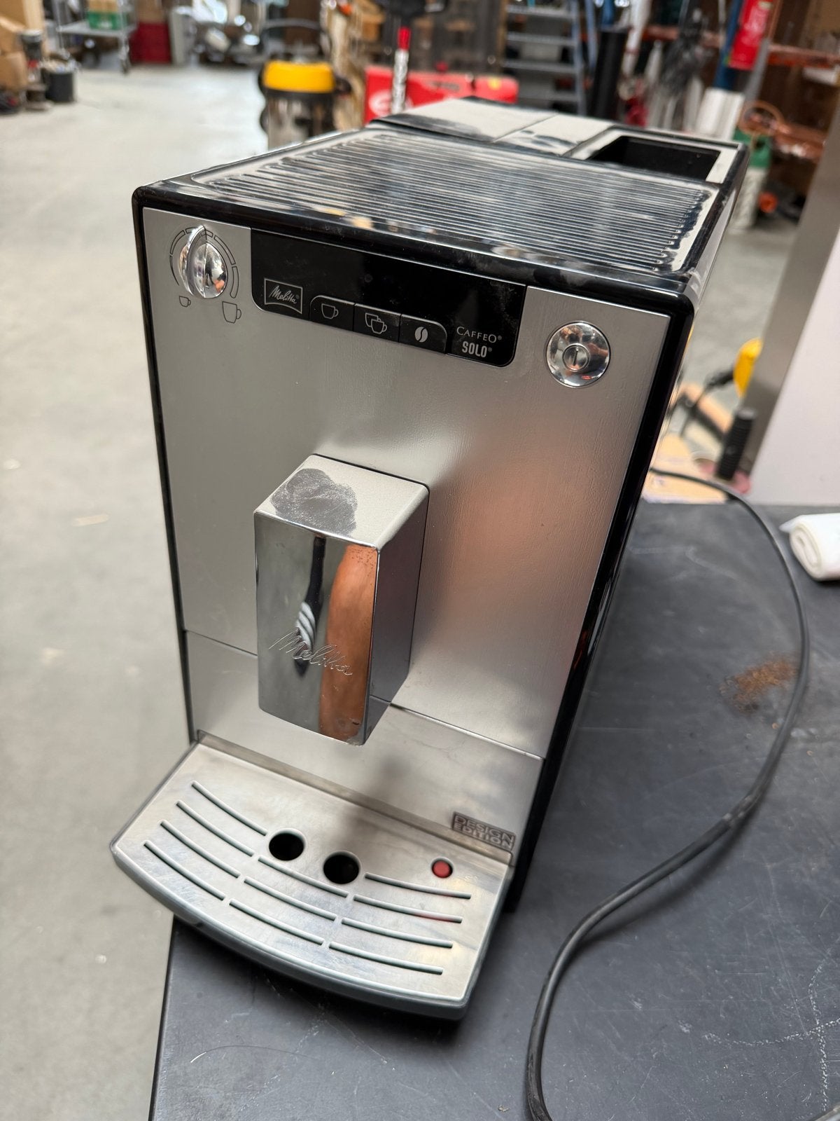 Melitta Caffeo Solo volautomatische koffiemachine, Gebruikt, Koffiemachine, 1 kopje, Koffiebonen