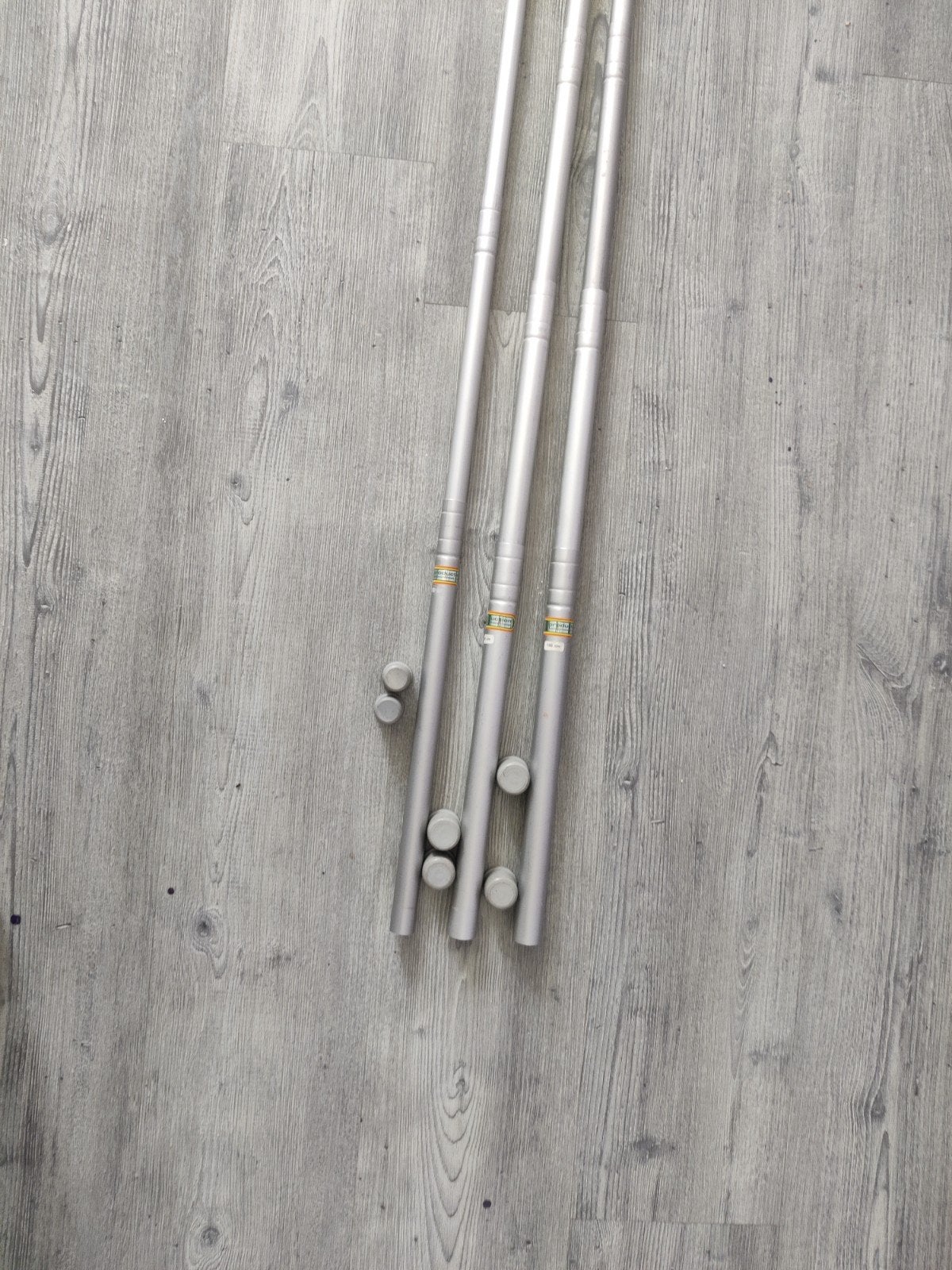 Set van 3 aluminium tentstokken, erdman Schmidt, Caravans en Kamperen, Tentaccessoires, Ophalen of Verzenden
