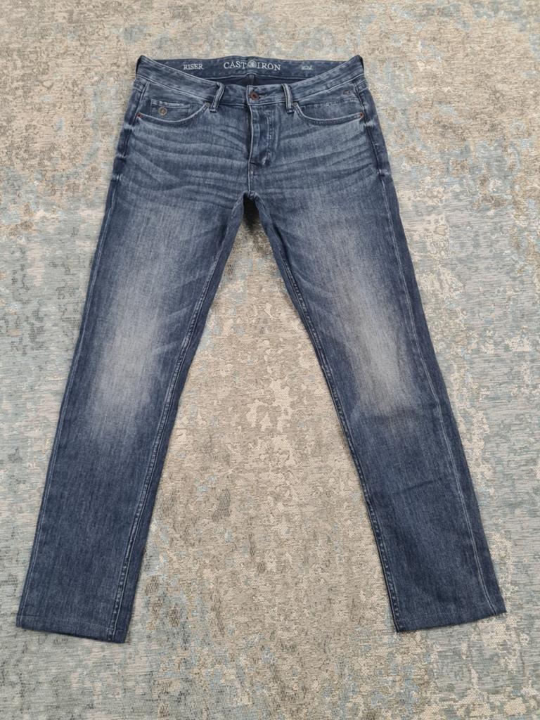 Cast Iron RISER W31 L30 Slim STRETCH Bronno3130 Blauw, New Yorkstraat 50, 1175 RD Lijnden, https://www.justbrands.nl/klantenservice