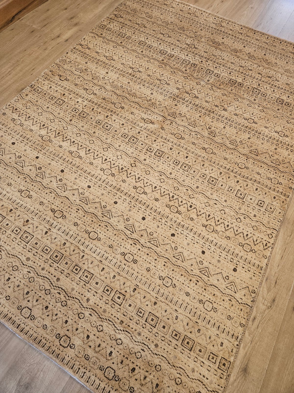 Handgeknoopt oosters tapijt modern design 222x154, Info@SlatsAntiek.nl, Perzisch, 150 tot 200 cm, Vof Slats Antiek