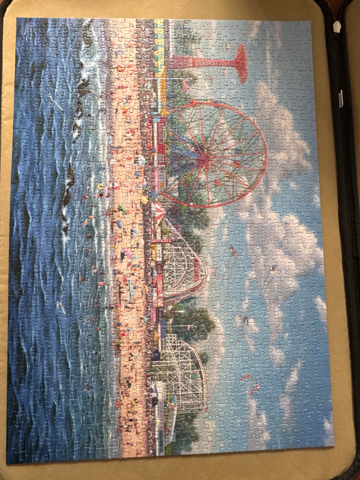 Schmidt Puzzel Thomas Kinkade Coney Island 1000 stukjes, Ophalen, 500 t/m 1500 stukjes, Zo goed als nieuw, Legpuzzel