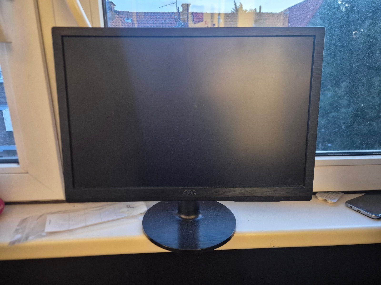 3 monitor schermen 2x aoc en 1x acer., Ophalen, 60 Hz of minder, LED