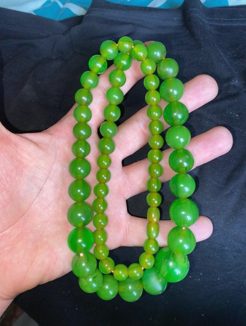 Bakeliet ketting, Sieraden, Tassen en Uiterlijk, Kettingen, Ophalen of Verzenden, Zo goed als nieuw, Overige materialen