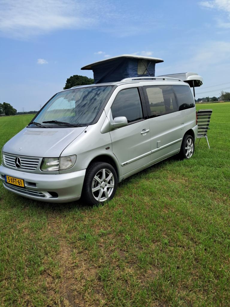 Camperbus vito V220 in zeer nette staat, Buscamper of Camperbus, Tot en met 2, Mercedes-Benz, Particulier