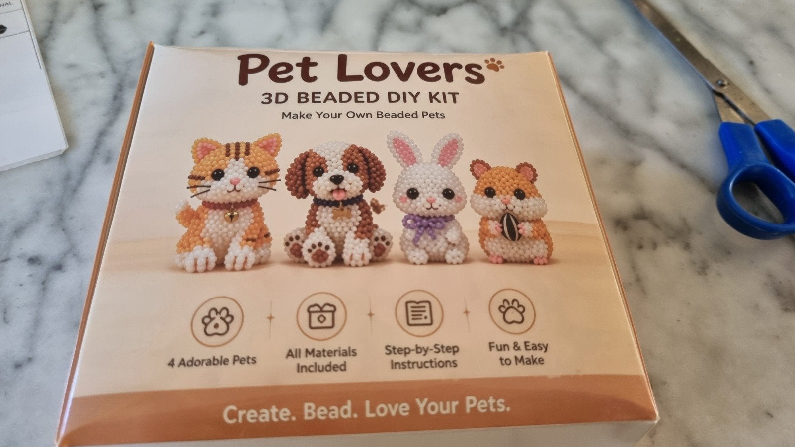 Pet lovers 3D beaded diy kit, Ophalen, Nieuw
