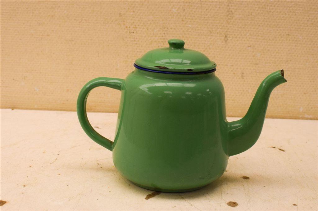 Emaille theepot 48440, Ophalen of Verzenden