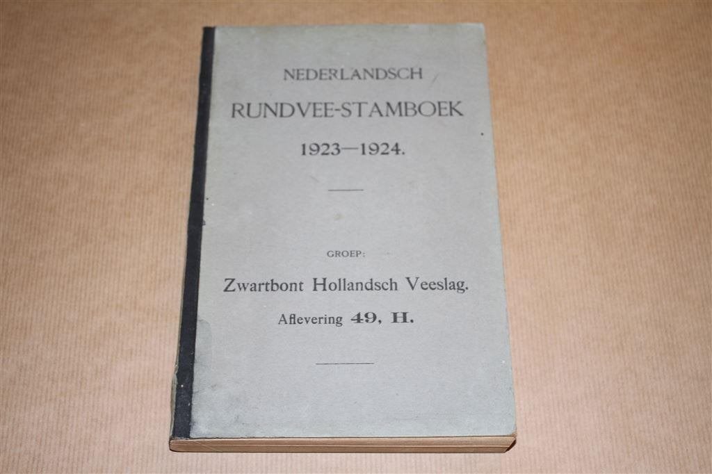 Nederlandsch Rundvee-Stamboek 1923-1924, Boeken, Ophalen of Verzenden, Gelezen