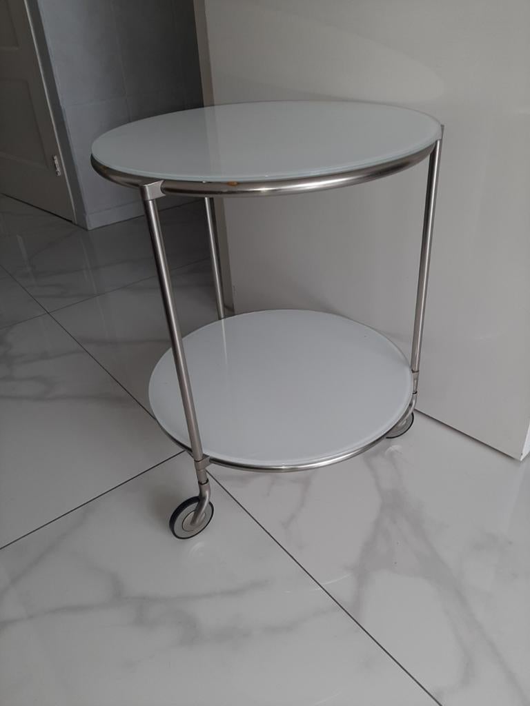 Bijzettafel IKEA, Huis en Inrichting, Tafels | Bijzettafels, 45 tot 60 cm, Minder dan 55 cm, Rond, Ophalen of Verzenden