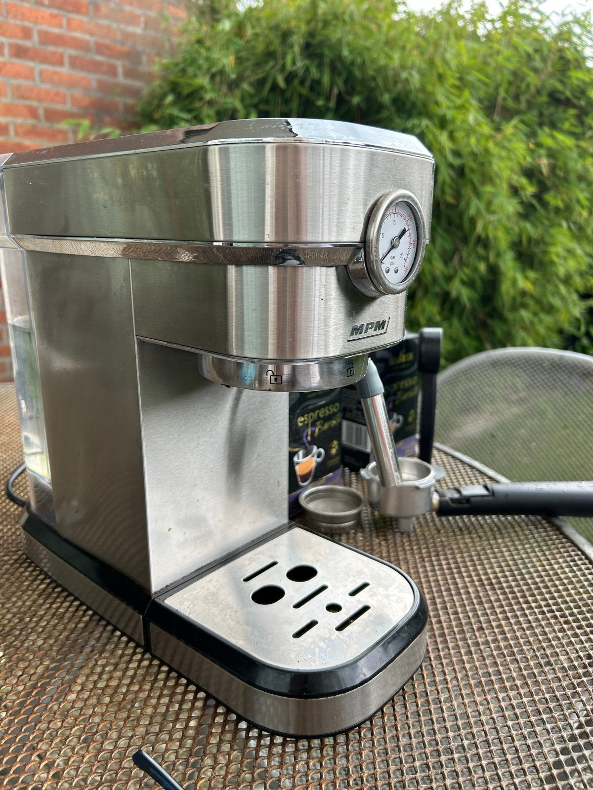 Kwaliteits Espressomachine - Weinig gebruikt, Witgoed en Apparatuur, Koffiezetapparaten, Espresso apparaat, Gemalen koffie, Ophalen of Verzenden
