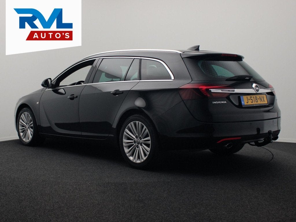 Opel Insignia Sports Tourer 2.0 T Innovation Automaat Leder, Auto's, Opel, 1998 cc, 4 cilinders, Zwart, Leder