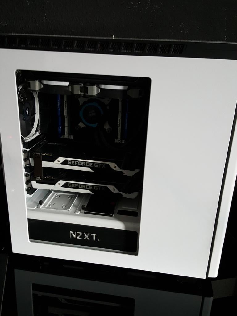 Nzxt core i7 4820k 16GB met 2*GTX 980 SLI desktop pc 4K game, Gebruikt, Ophalen of Verzenden, Gaming, 1 TB
