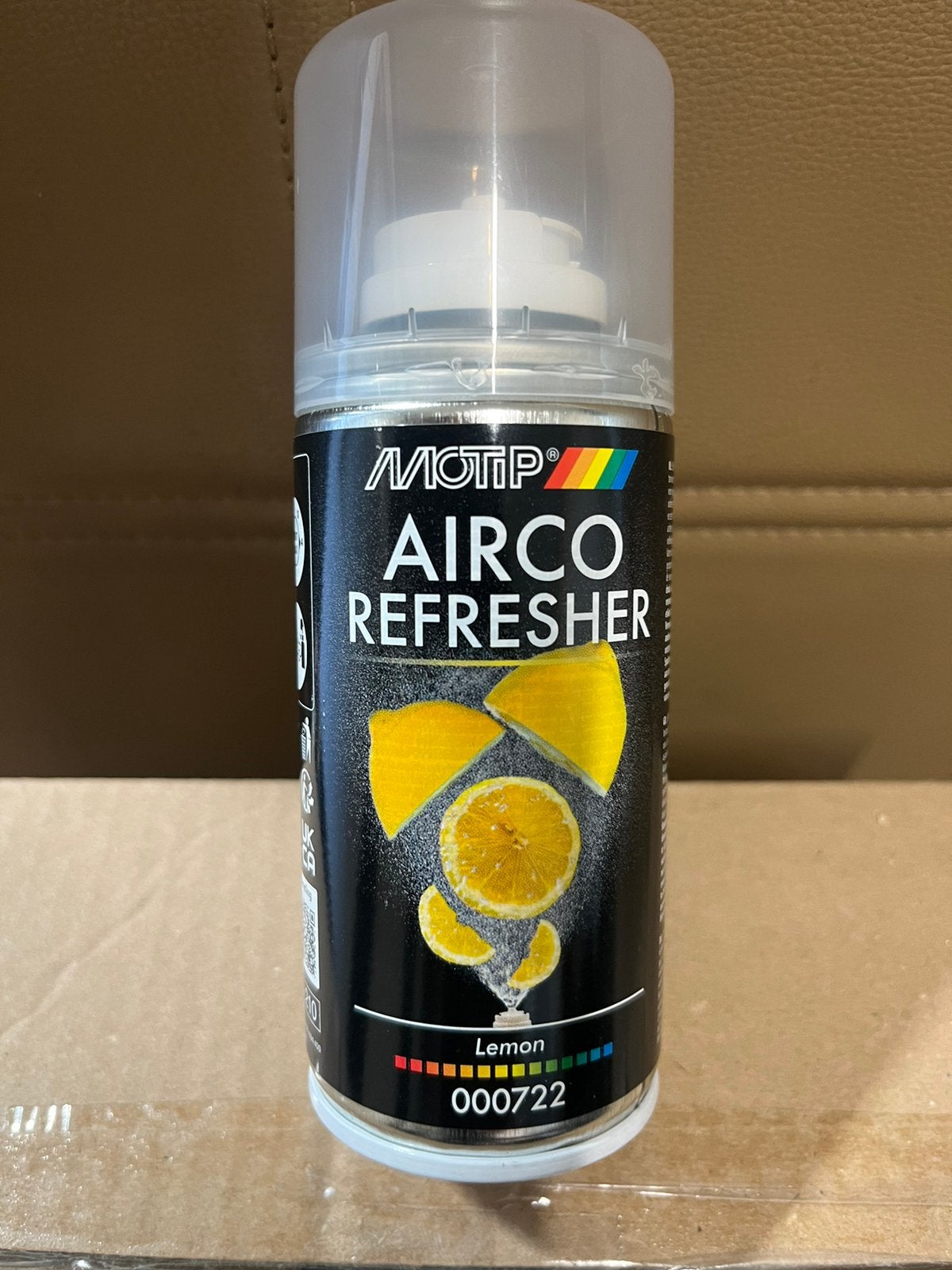 Partij motip airco verfrissers lemon 150 ml  100 stuks, Ophalen
