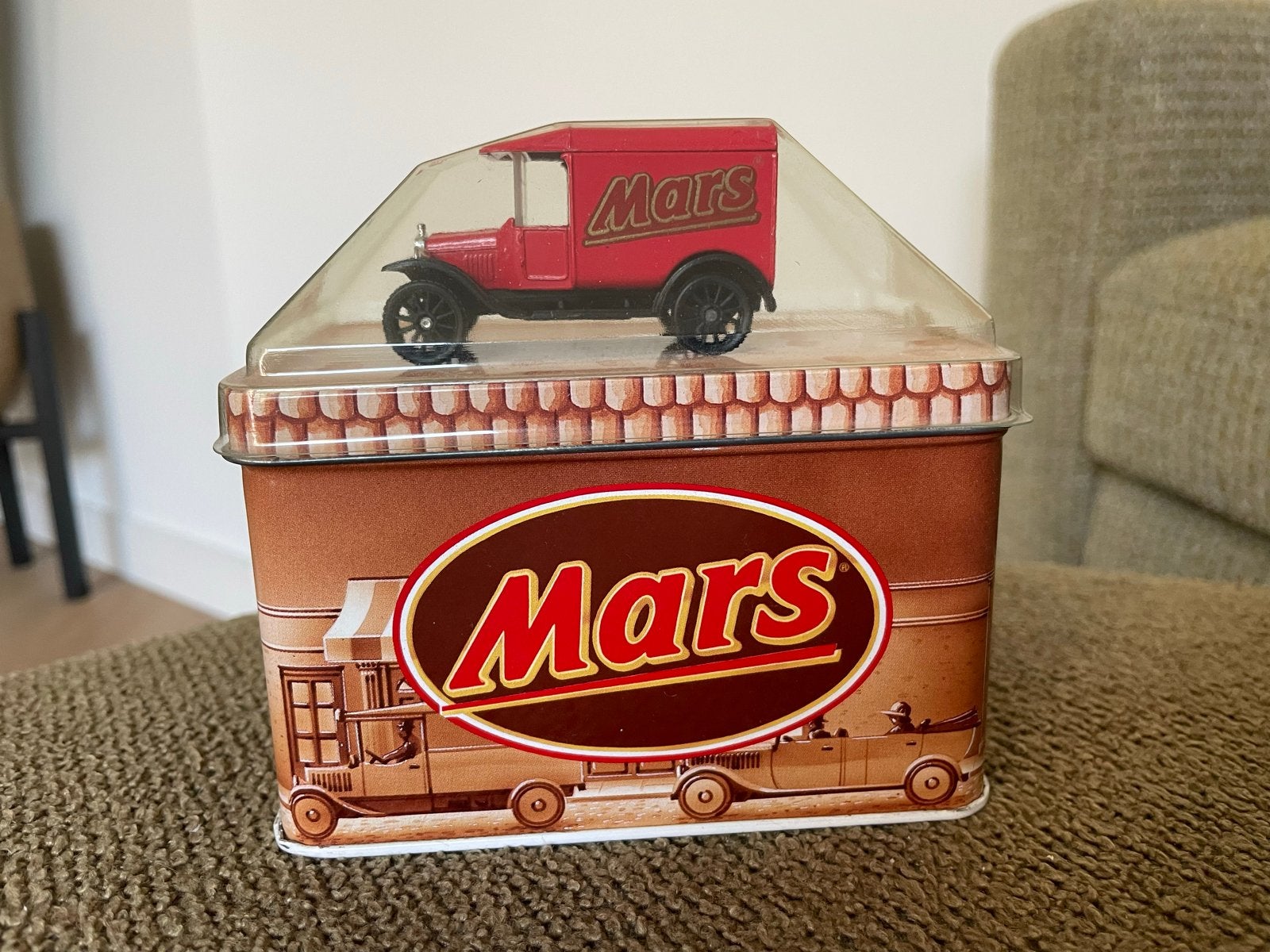 Mars Matchbox vrachtwagen op blik- Vintage, Ophalen of Verzenden, Zo goed als nieuw, Bus of Vrachtwagen