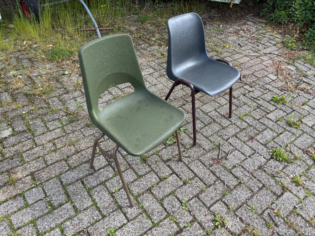 Losse stoelen voor feesttent kantine bouwkeet dorsphuis, Ophalen, Gebruikt, Wit, Divers