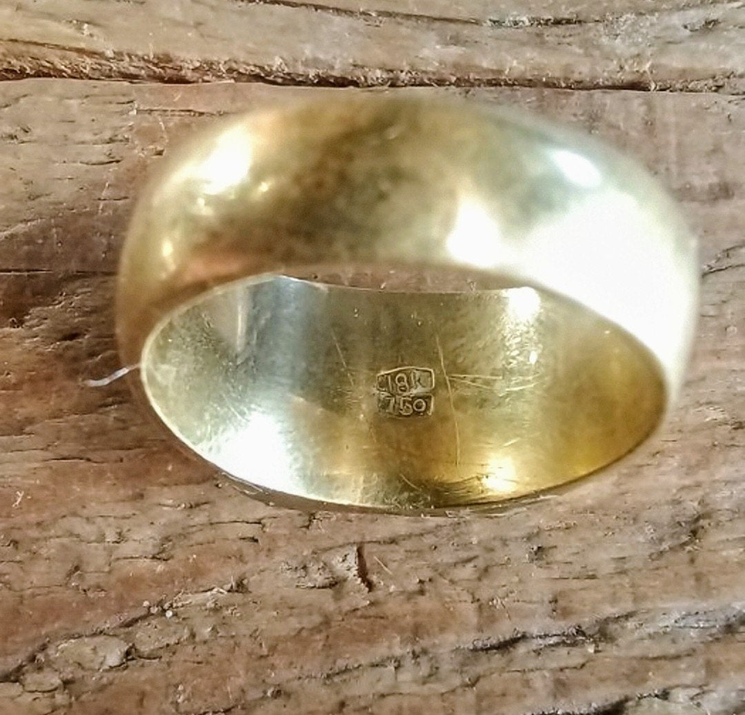 Zegelringen 18k gestempeld, maar zijn niet van goud. Materia, Nieuw, Ophalen of Verzenden, Dame, Goud