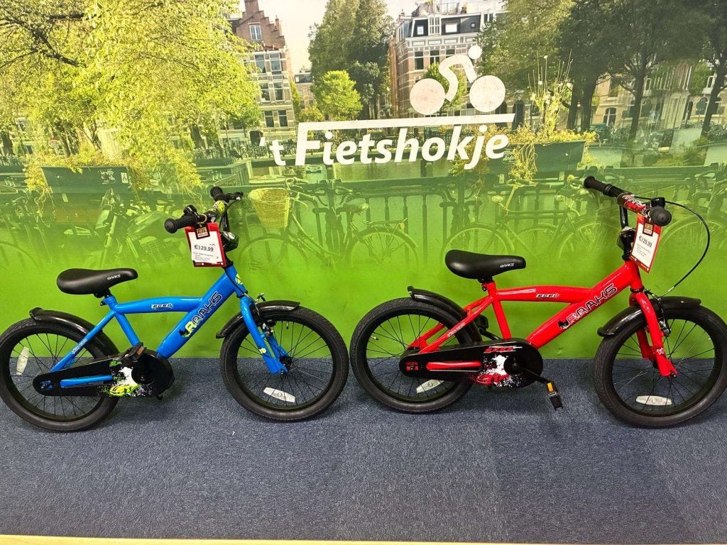 Fietshokje Raaks : Raaks Bobo kinderfiets 18 inch NIEUW, Niet ingevuld, 16 tot 20 inch, Niet ingevuld, Nieuw