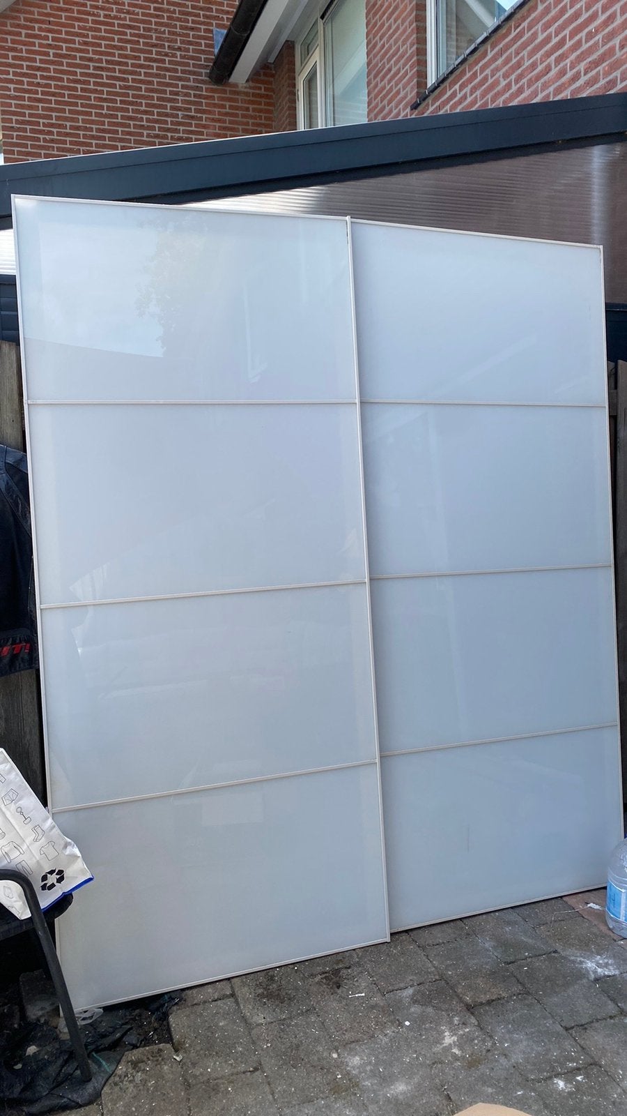 Schuifdeuren, Ophalen, 215 cm of meer, Binnendeur, Glas