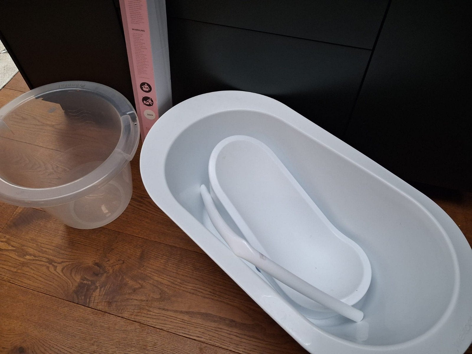 Babybadje met Tummy Tub - Compleet en Zo Goed als Nieuw, Kinderen en Baby's, Badjes en Verzorging, Zo goed als nieuw, Badje, Ophalen