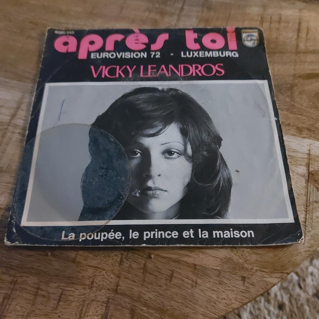 Vicky leandros (Eurovisie Songfestival) / après tou, Ophalen of Verzenden, Zo goed als nieuw