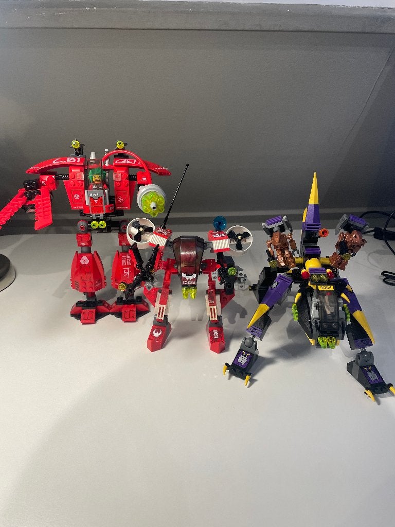 Lego Exoforce set 7701, 8111 en 8115, Gebruikt, Overige thema's, Inclusief instructies, Lego