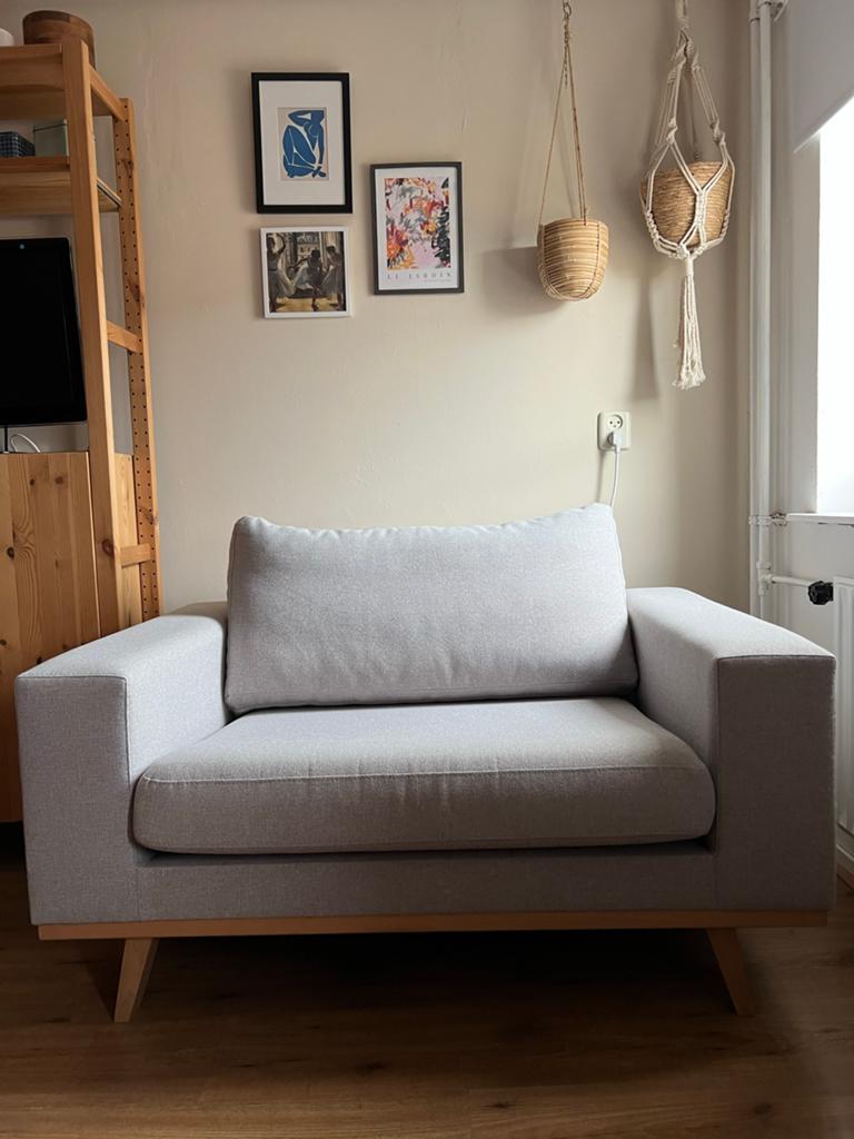 Wehkamp loveseat Torino, Ophalen, Eenpersoons, 75 tot 100 cm, Zo goed als nieuw