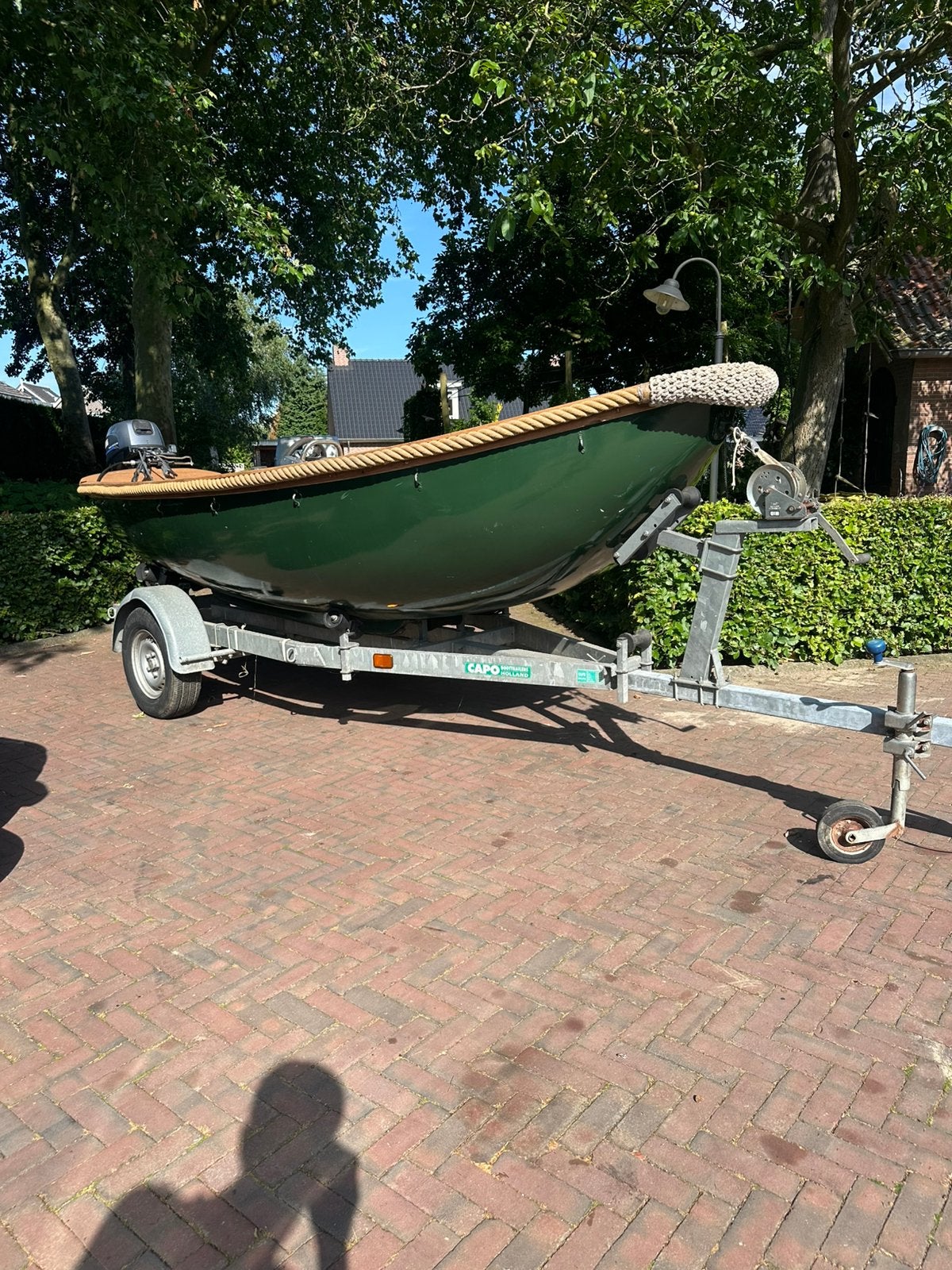 Mooie sloep Mulder en Rijke 9.9 Yamaha met kanteltrailer, Watersport en Boten, Ophalen, 5 m, Zo goed als nieuw, 2 m